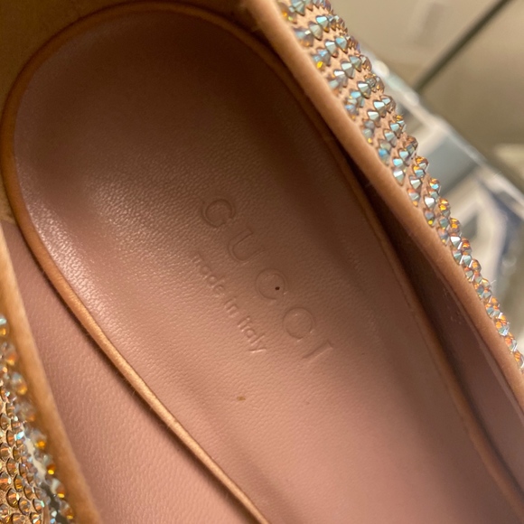 gucci runway satin crystal pump - Picture 6 of 7